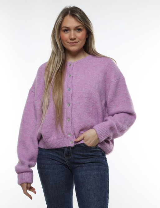 Hoofdbeeld Soft cardigan lila